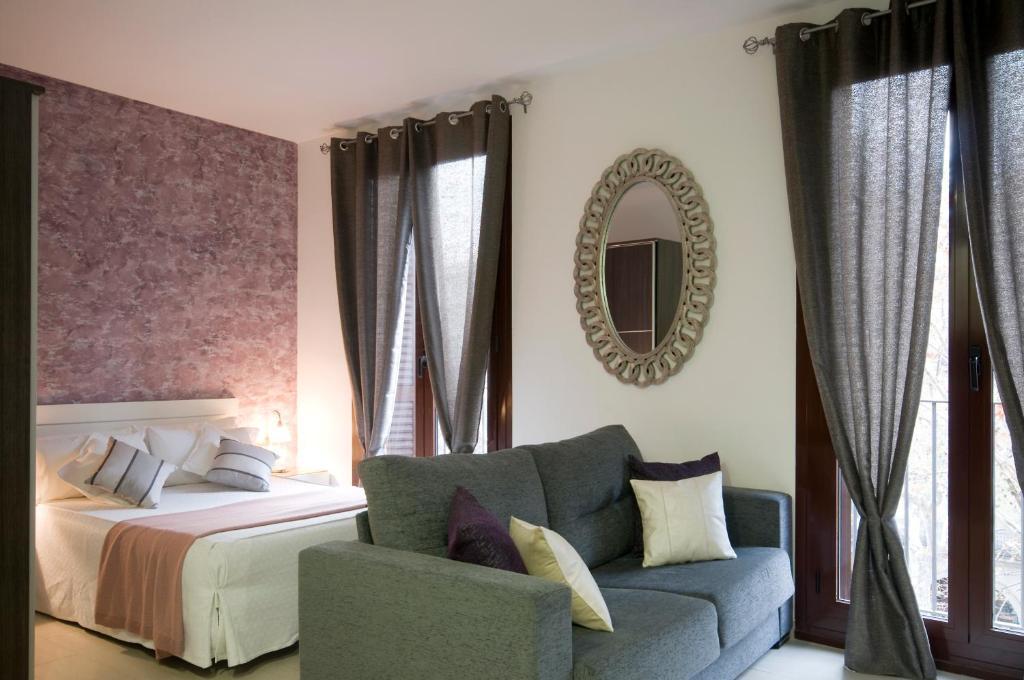 Aparthotel Rambla108 Barcelona Rom bilde